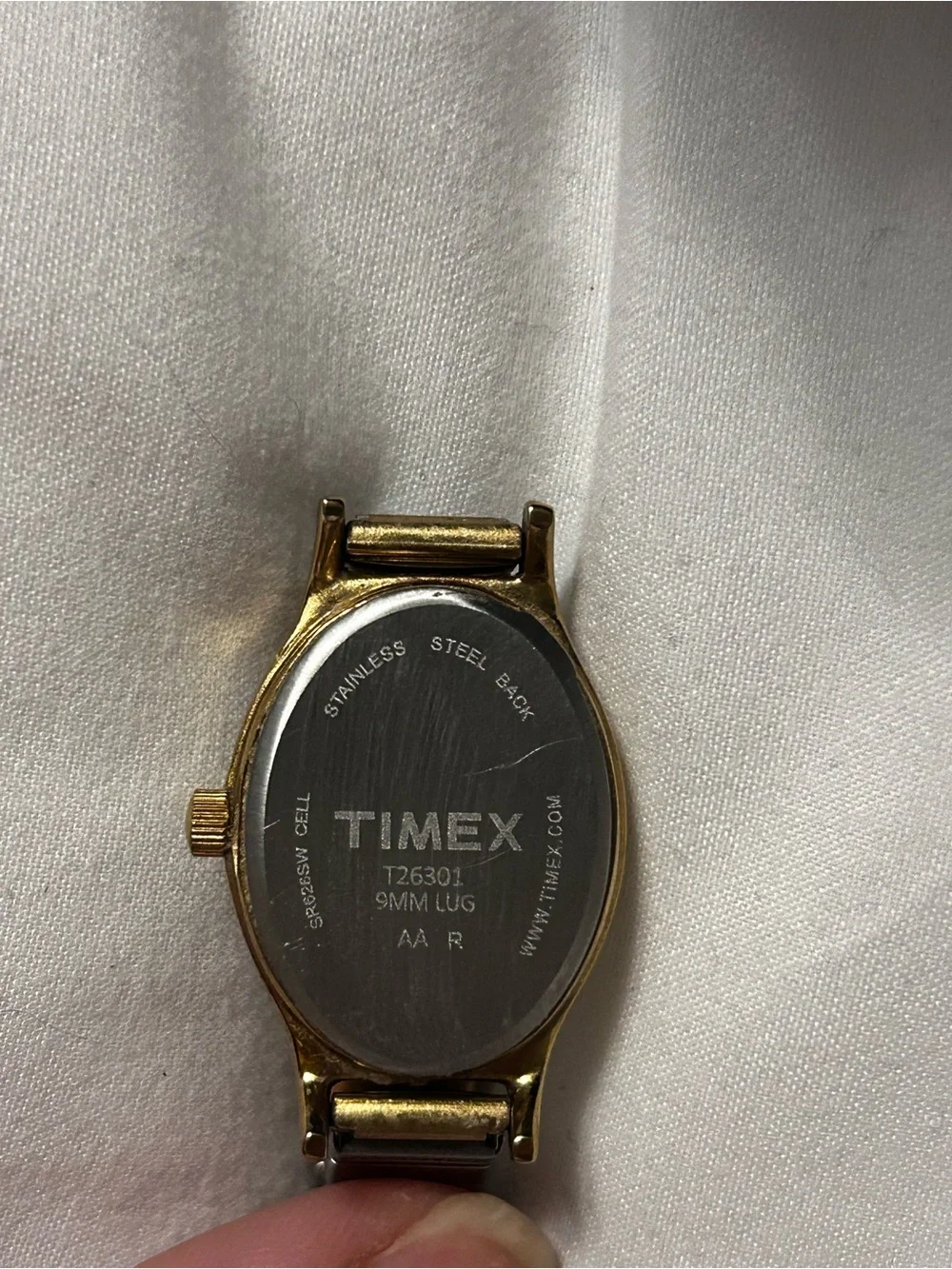Timex Two-Tone Gold and Silver Oval Women's Watch